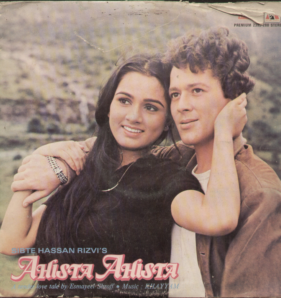 Ahista Ahista 1980 - Hindi Bollywood Vinyl LP