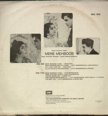 Mere Mehboob - Hindi Bollywood Vinyl LP