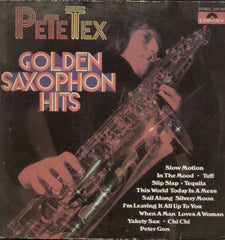 Pete Tex Golden Saxophon Hits - English Bollywood Vinyl LP