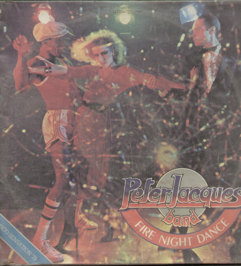 Peter Jacques Band Fire Night Dance — LP vinyl record cover