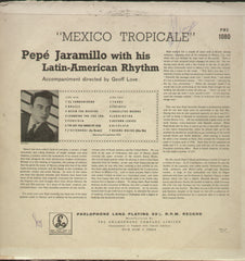 Mexico Tropicale Pepe Jaramillo With His Latin American Rhythm - English Bollywood Vinyl LP