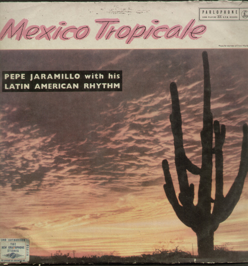Mexico Tropicale Pepe Jaramillo With His Latin American Rhythm — LP vinyl record cover