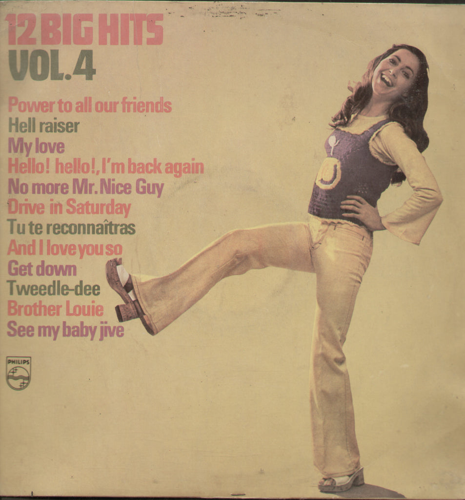 12 Big Hits Vol.4 - English Bollywood Vinyl LP