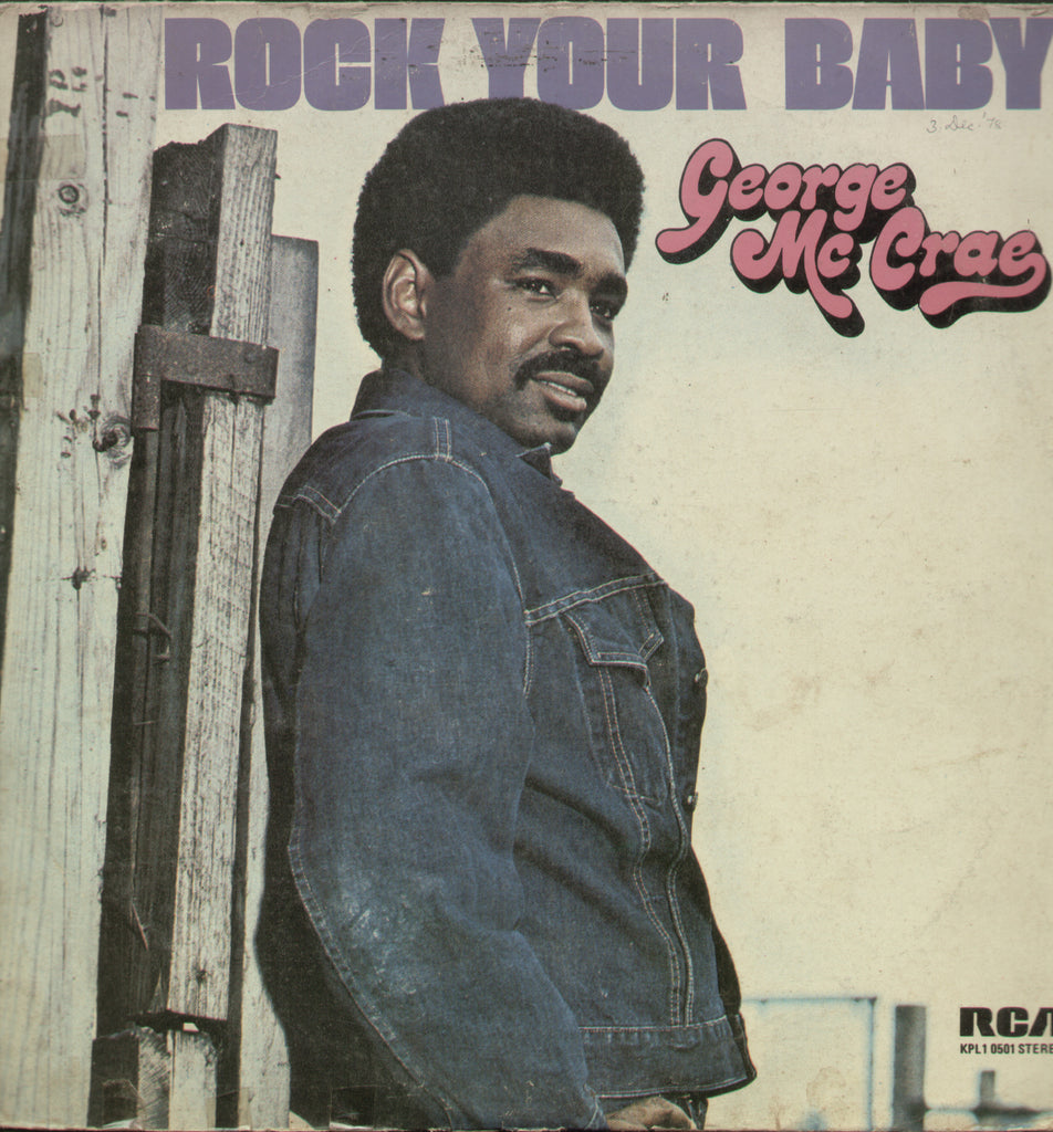 Rock Your Baby George Me Crag - English Bollywood Vinyl LP