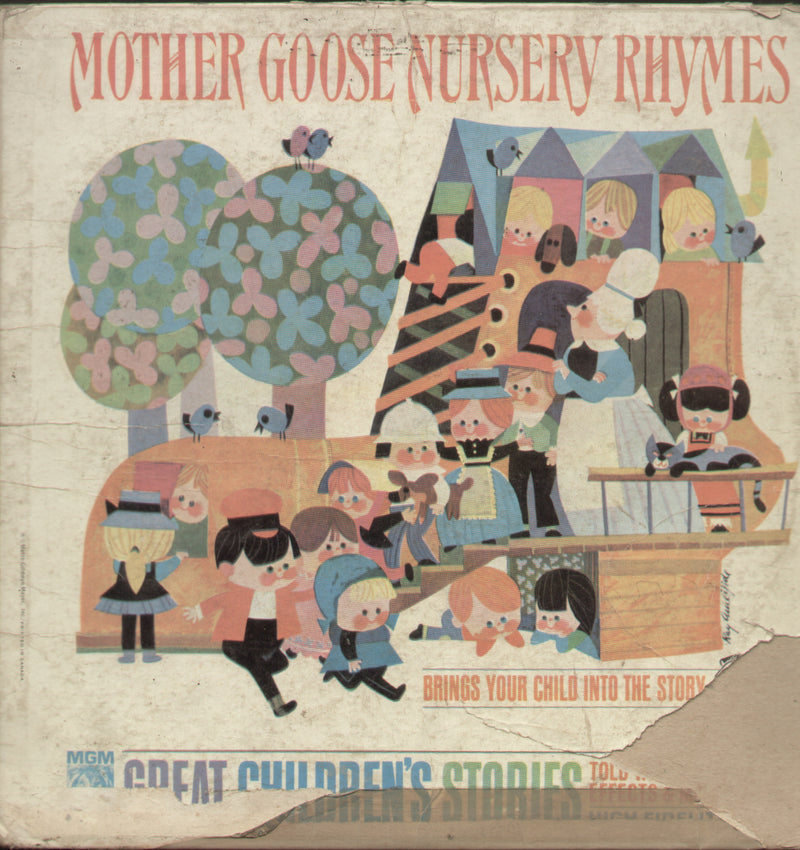 Mother Goose Nursery Rhymes — LP vinyl record cover
