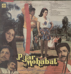 Pyar Mohabat 1966 - Hindi Bollywood Vinyl LP