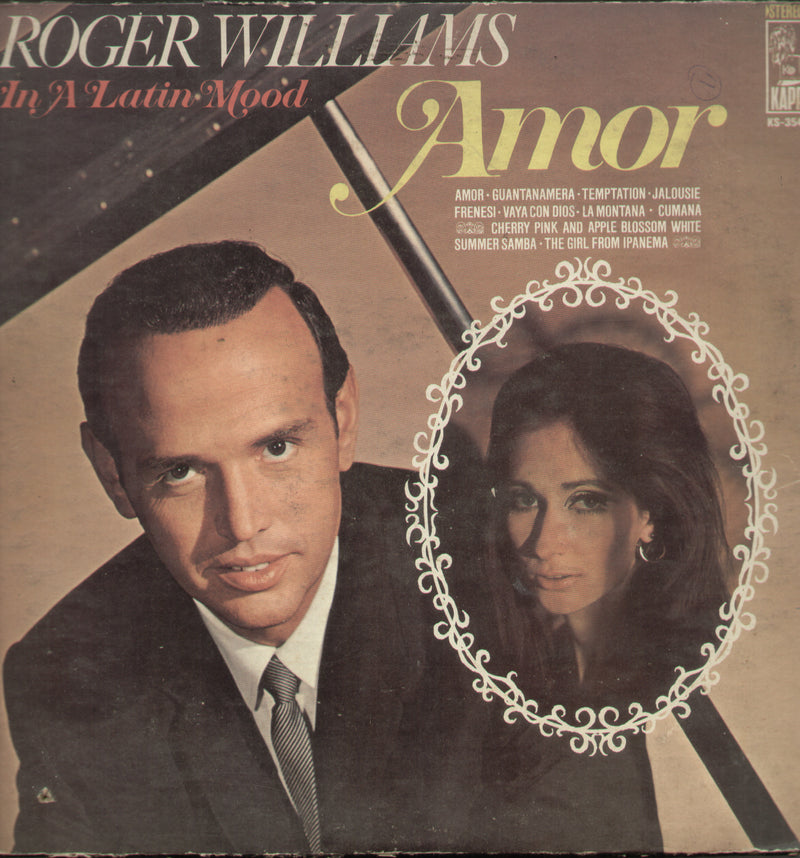 Roger Williams in a Latin Mood Amor — 1968 LP vinyl record cover
