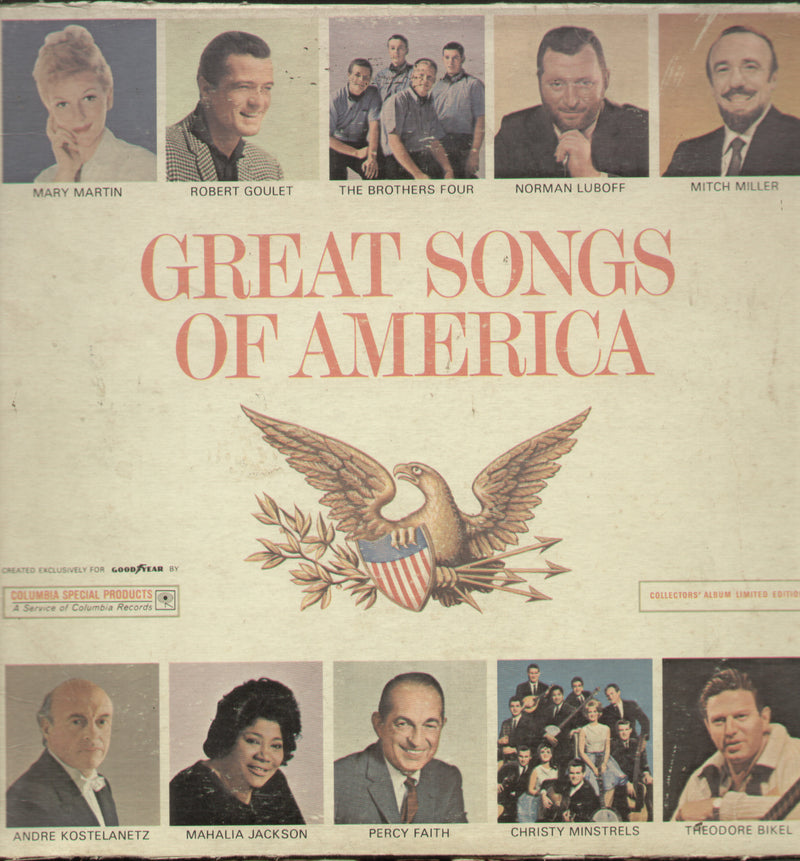 Great Songs of America — LP vinyl record cover