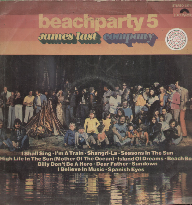 Beach Party 5 James Last — LP vinyl record cover