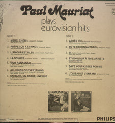 Paul Mauriat Plays Eurovision Hits - English Bollywood Vinyl LP