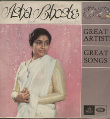 Asha Bhosle - Great Artiste, Great Songs - Compilations Bollywood Vinyl LP