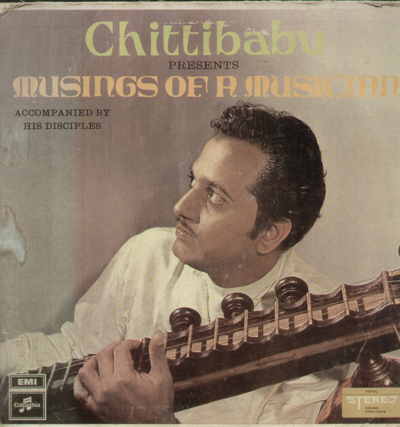 Chittibabu Musings Of A Musician — instrumental LP vinyl record cover
