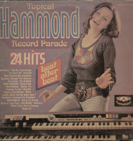 Topical Hammond Record Parade 24 Hits - English Bollywood Vinyl LP