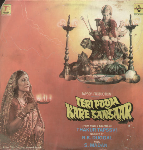 Teri Pooja Kare Sansaar - Hindi Bollywood Vinyl LP