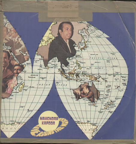 Live Round the World Mahendra Kapoor - Hindi Bollywood Vinyl LP