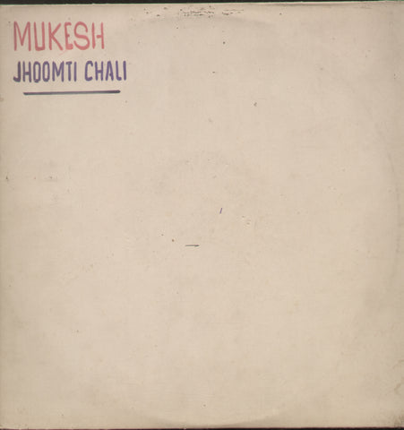 Mukesh - Moods & Memories - Compilations Bollywood Vinyl LP - No Sleeve