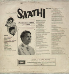 Saathi 1960 - Hindi Bollywood Vinyl LP