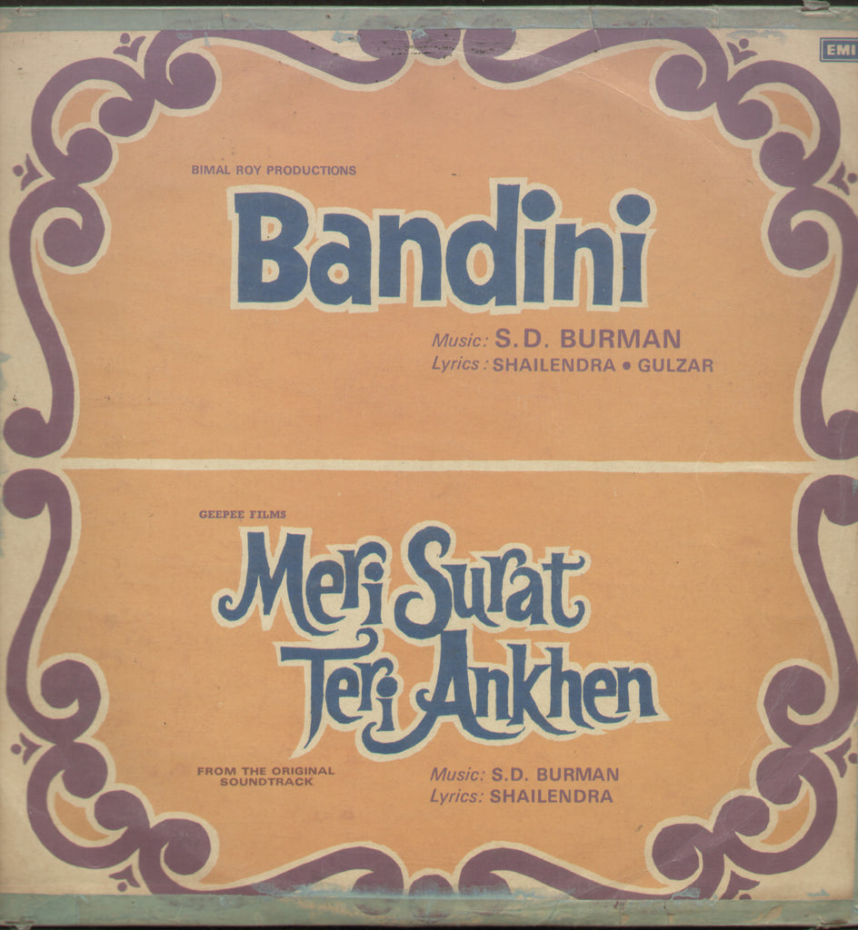Bandini and Meri Surat Teri Ankhen - Hindi Bollywood Vinyl LP
