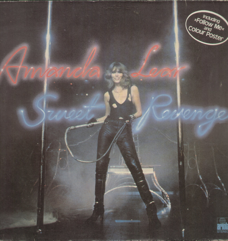 Amanda Lear Sweet Revenge — LP vinyl record cover