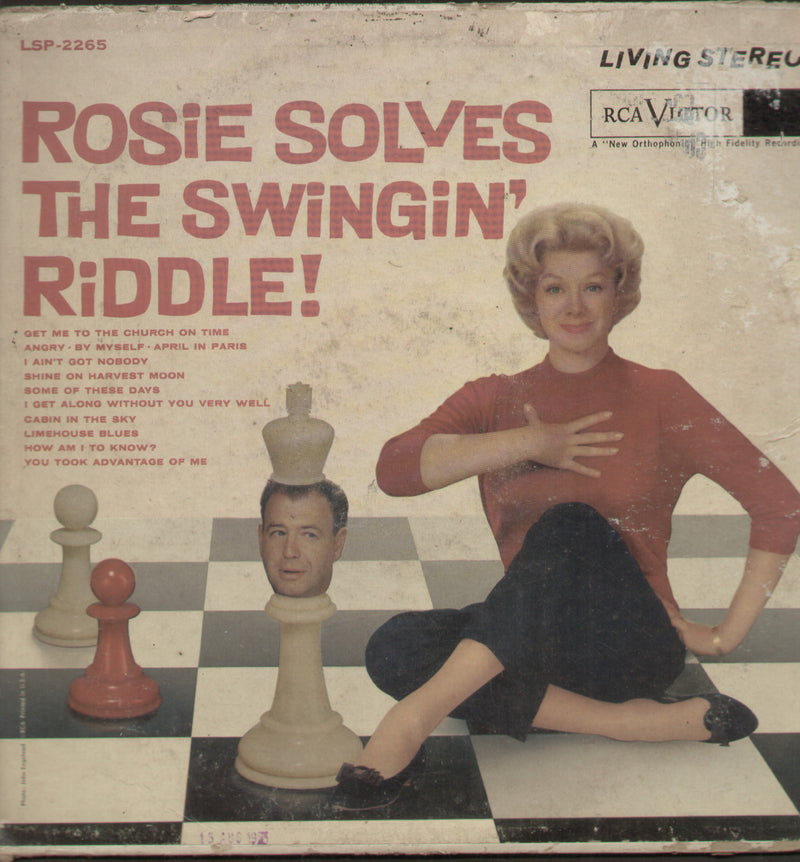 Rosie Solves The Swingin Riddle — LP vinyl record cover