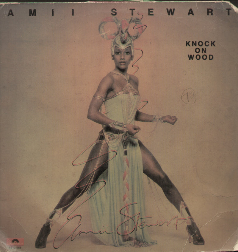 Amii Stewart Knock on Wood — LP vinyl record cover