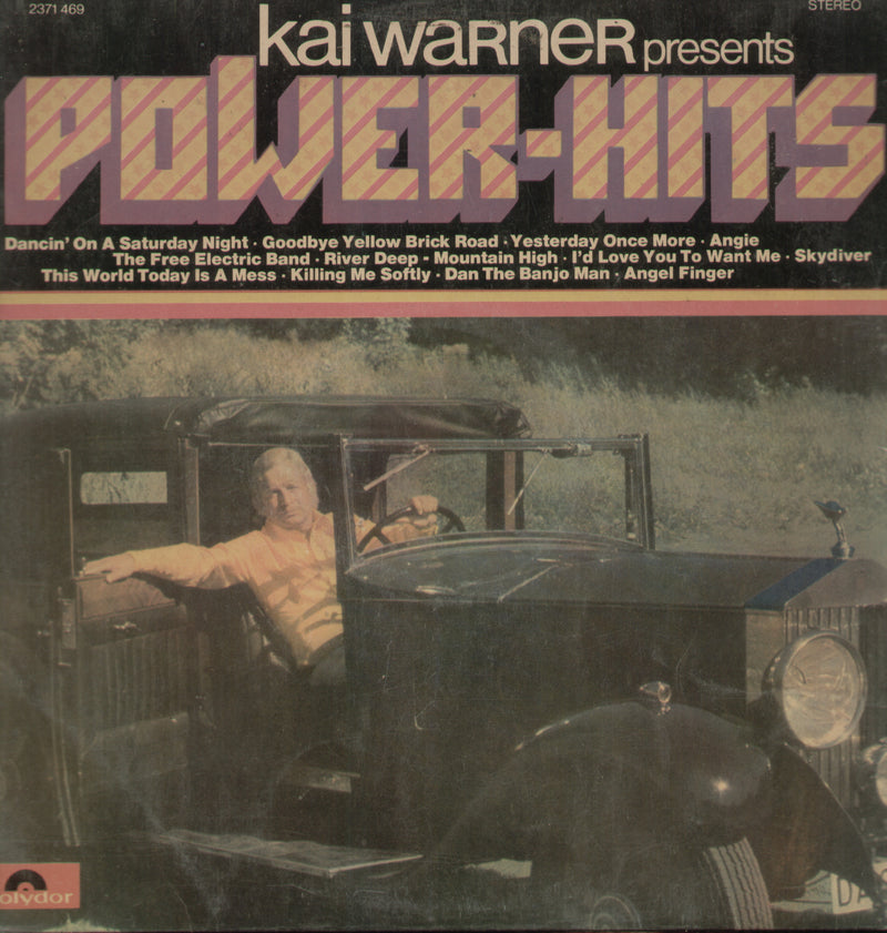 Kai Warner Presents Power Hits — LP vinyl record cover