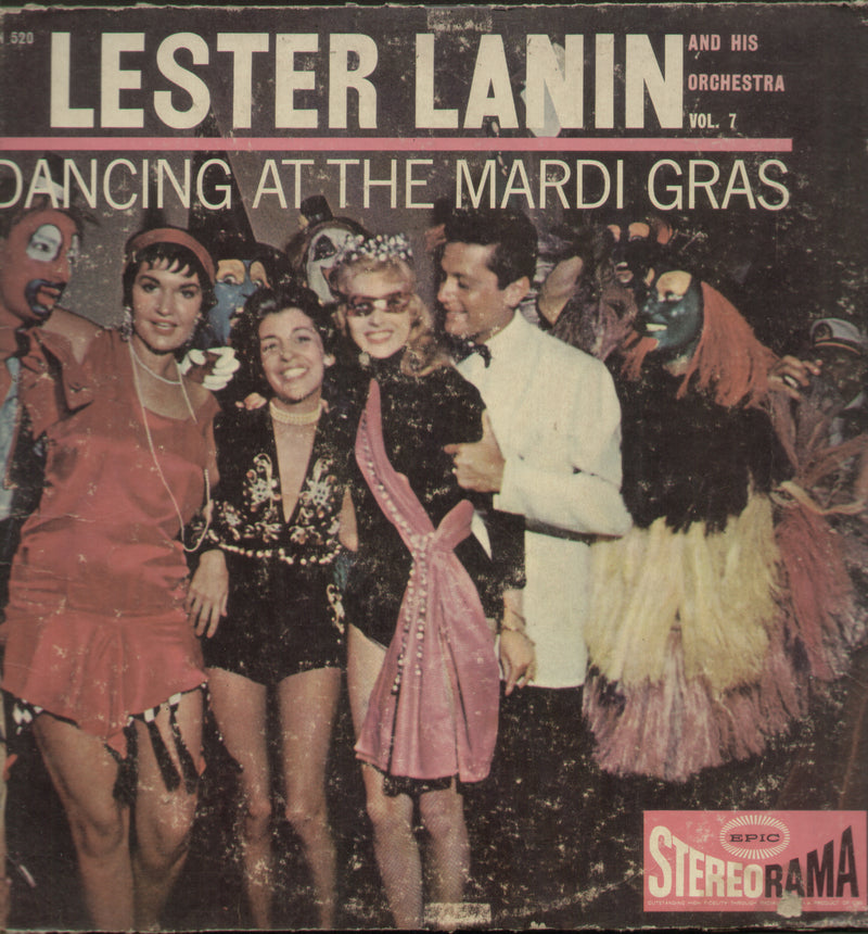 Dancing at the Mardi Gras Laster Lanin Vol. 7 — LP vinyl record cover