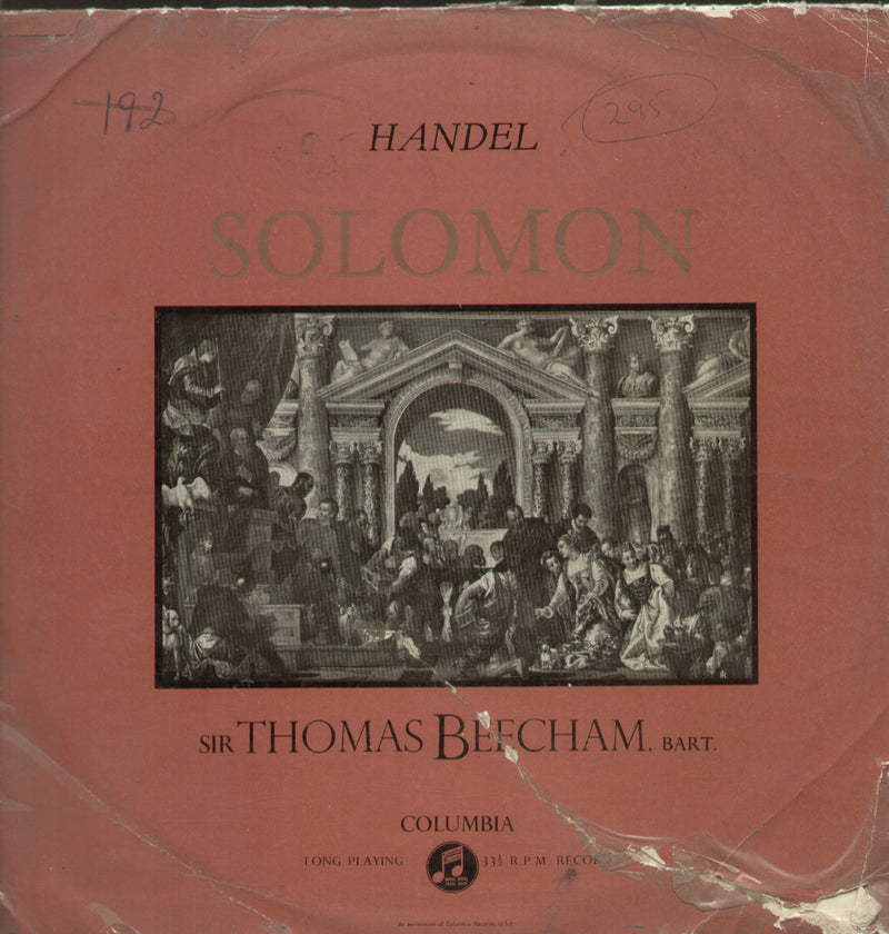 Solomon — LP vinyl record cover