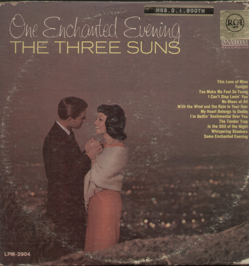One Enchanting Evening The Three Suns — LP vinyl record cover