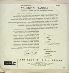 The Passionate Valentino Tangos - English Bollywood Vinyl LP