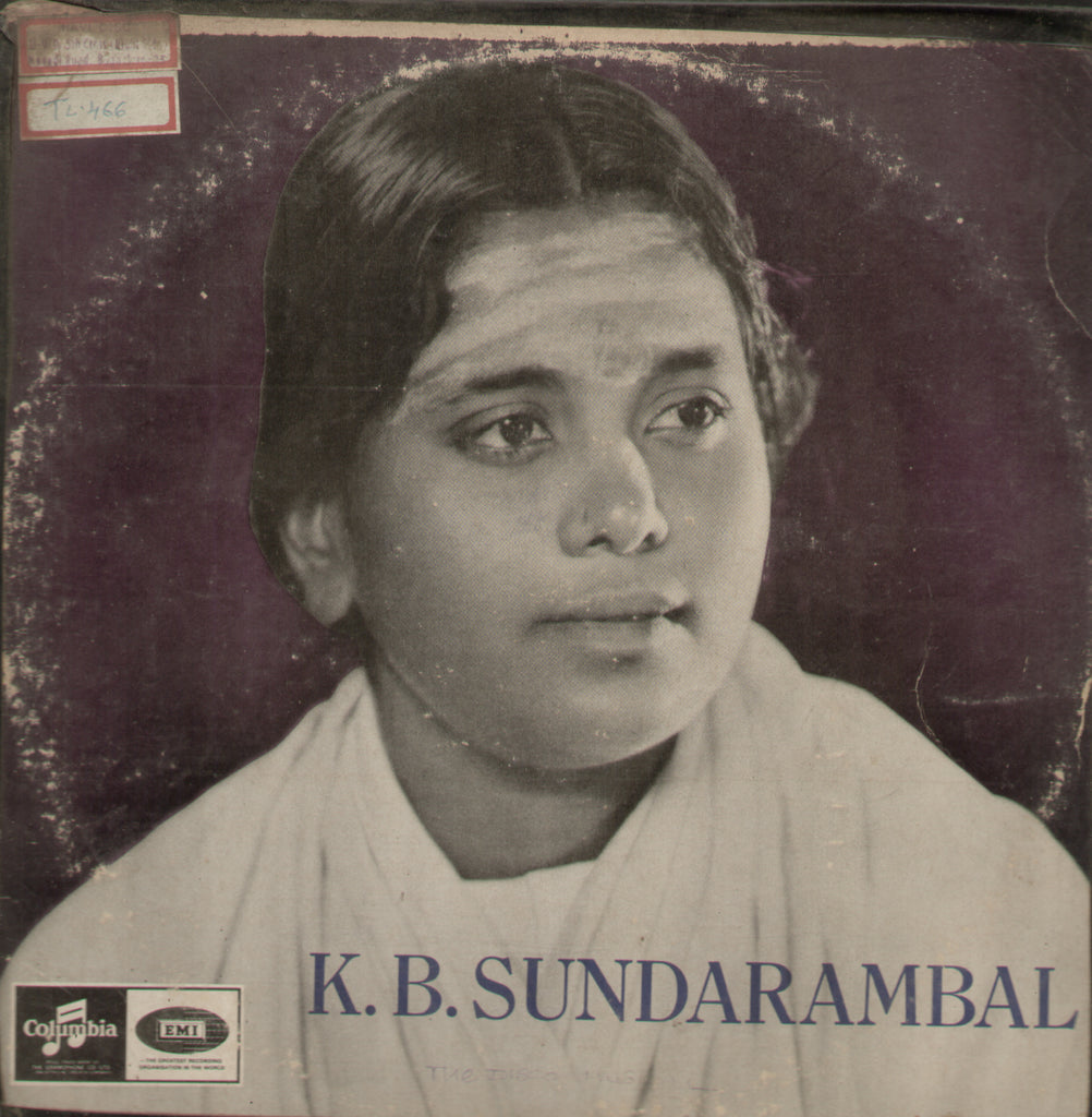 Tamil Basic Devotional Songs K.B Sundarambal 1963 - Tamil Bollywood Vinyl LP