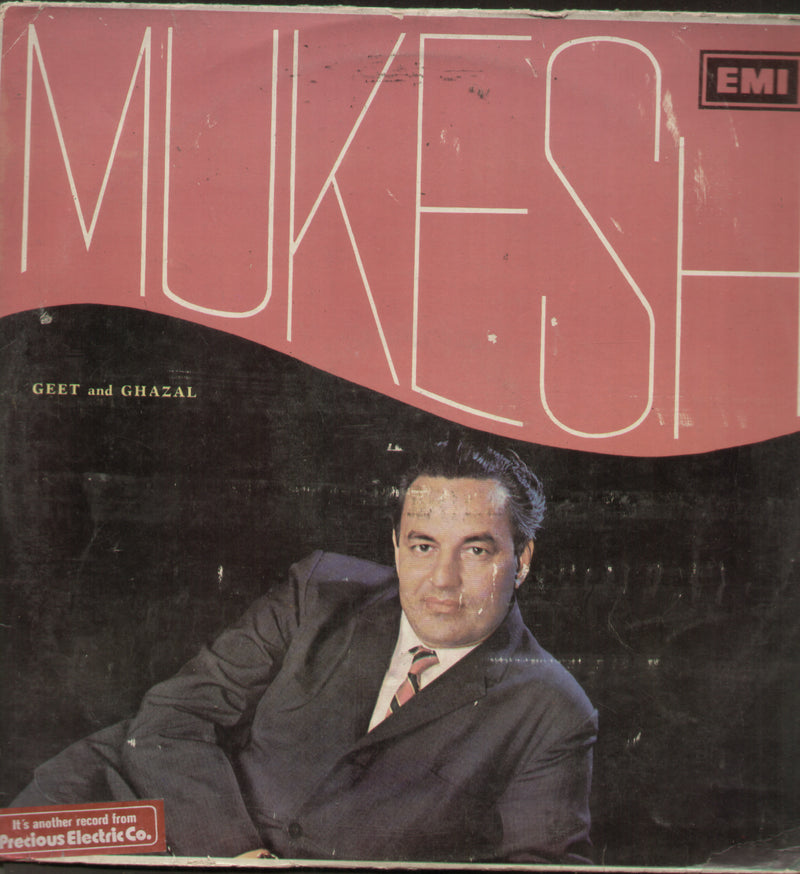 Mukesh Geet & — Ghazal LP vinyl record cover
