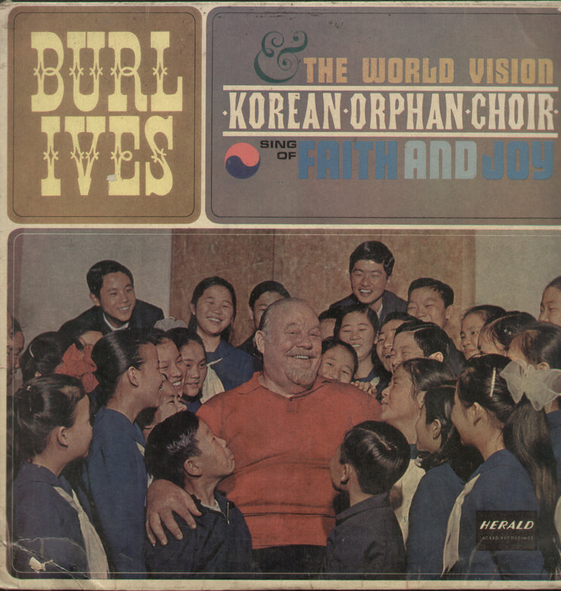 The World Vision Korean Orphan Choir Song of Faith and Joy — LP vinyl record cover