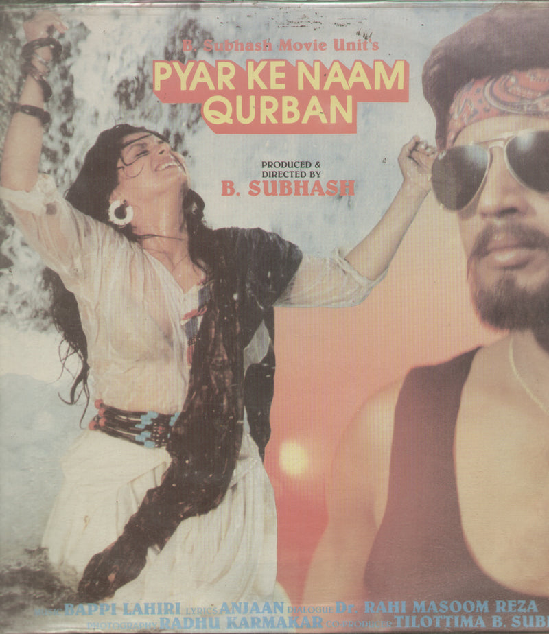Viny by Pyar Ke Naam Qurbaan — Bollywood LP vinyl record cover