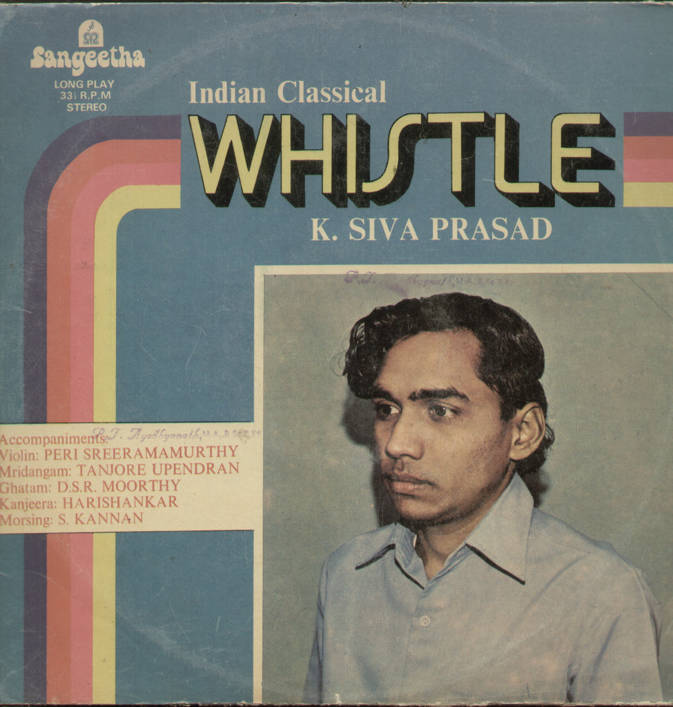 Whistle K. Siva Prasad - Classical Bollywood Vinyl LP