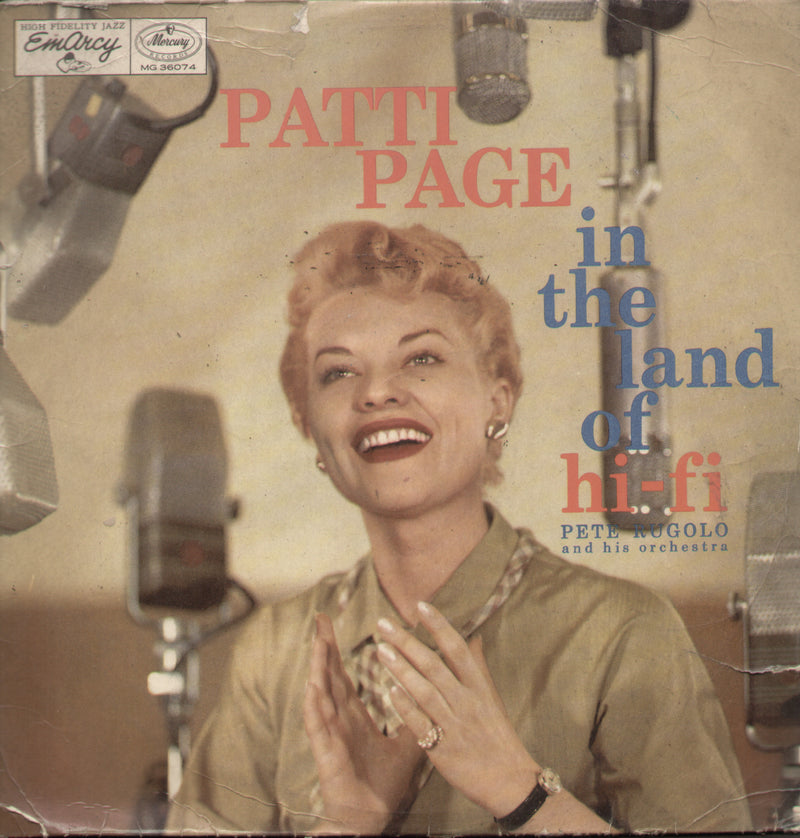 Patti Page in The Land of hi-fi — LP vinyl record cover