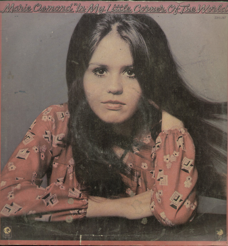 Marie Osmond In My Little Corner of The World — LP vinyl record cover