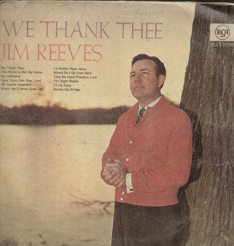 We Thank Thee Jim Reeves - English Bollywood Vinyl LP
