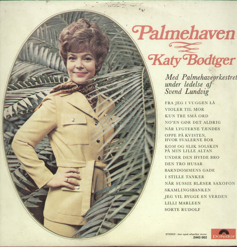 Palmehaven Katy Bodtger — LP vinyl record cover