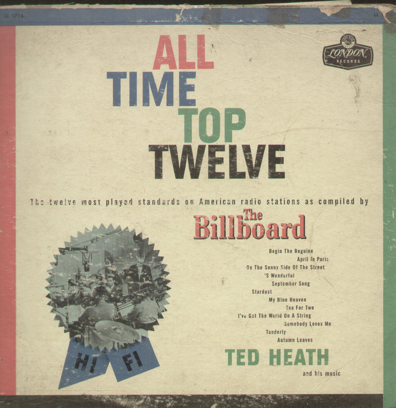 All Time Top Twelve — LP vinyl record cover