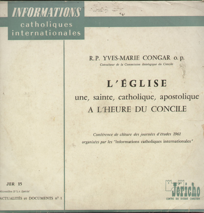 L'Eglise — LP vinyl record cover