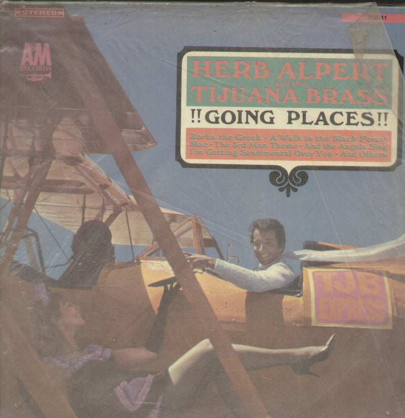 Herb Alpert's Tijuana Brass Going Places — Bollywood LP vinyl record cover