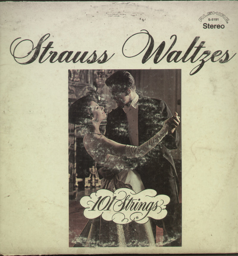 Strauss Waltzes 101 Strings — 1970 LP vinyl record cover