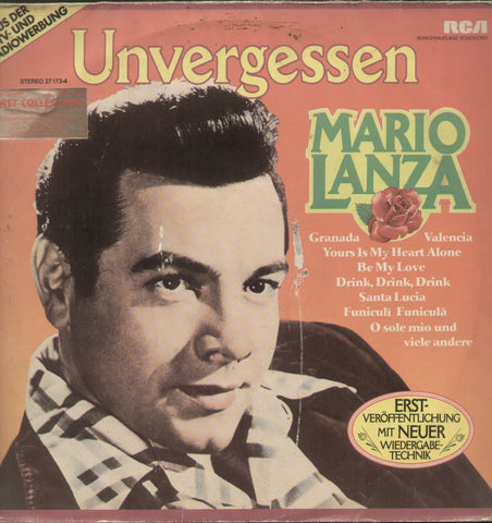 Unvergessen Mario Lanza - English Bollywood Vinyl LP