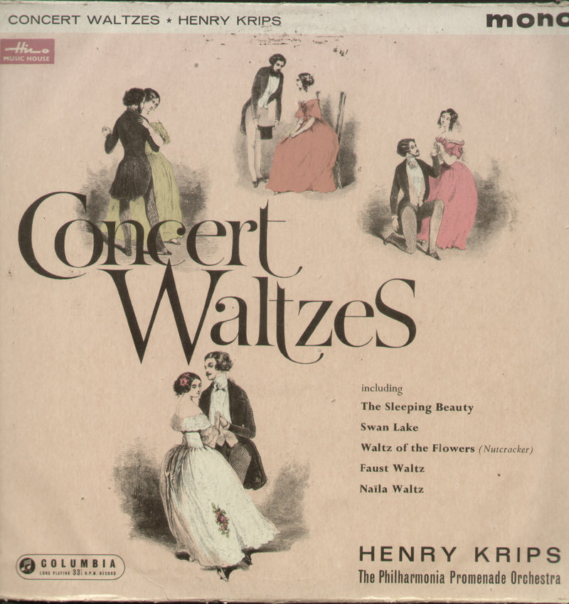 Concert Waltzes — LP vinyl record cover