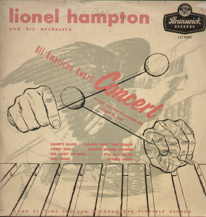 All American Award Concert — LP vinyl record cover