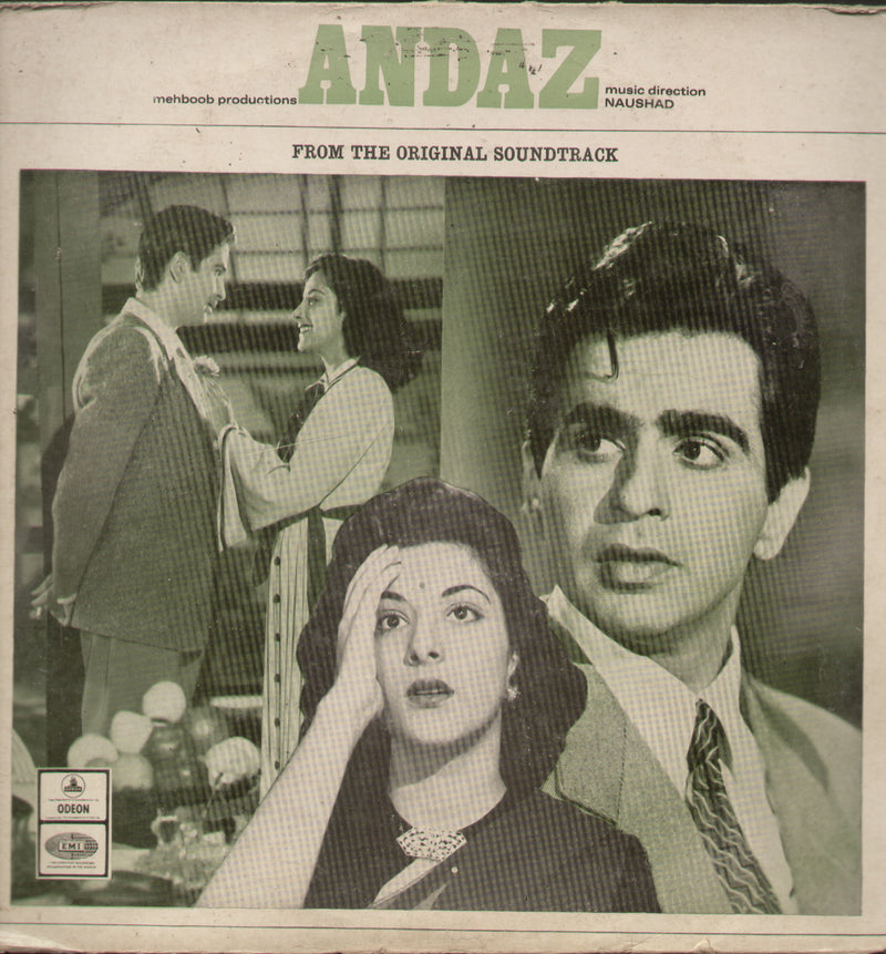 Dilip / Raj Kapoor by Andaz — LP vinyl record cover