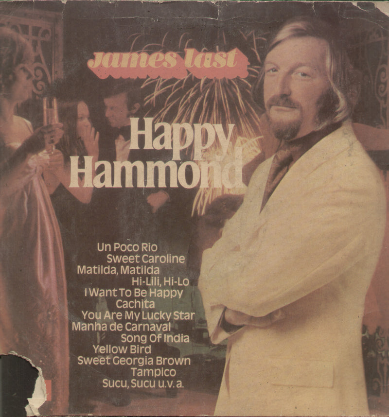 James Last Happy Hammond — LP vinyl record cover