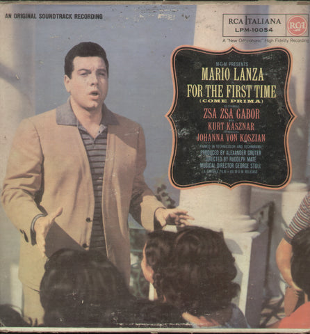 Mario Lanza For The First Time - English Bollywood Vinyl LP