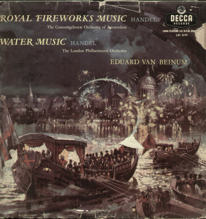 Royal Fireworks Music Water — LP vinyl record cover